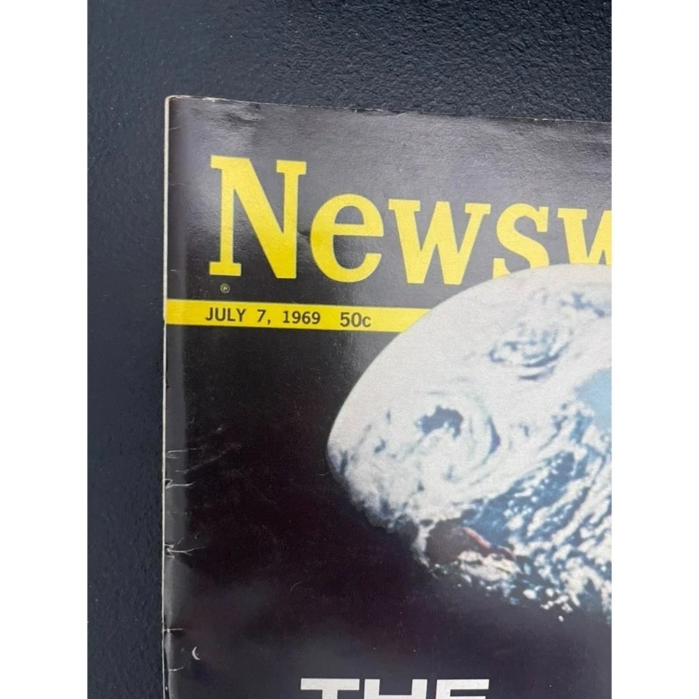 Vintage Newsweek Magazine July 7, 1969 - The Moon Age